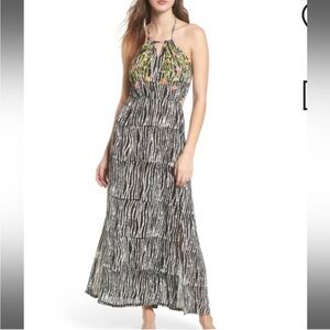 Raga before dawn keyhole maxi dress